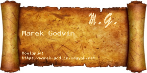 Marek Godvin névjegykártya